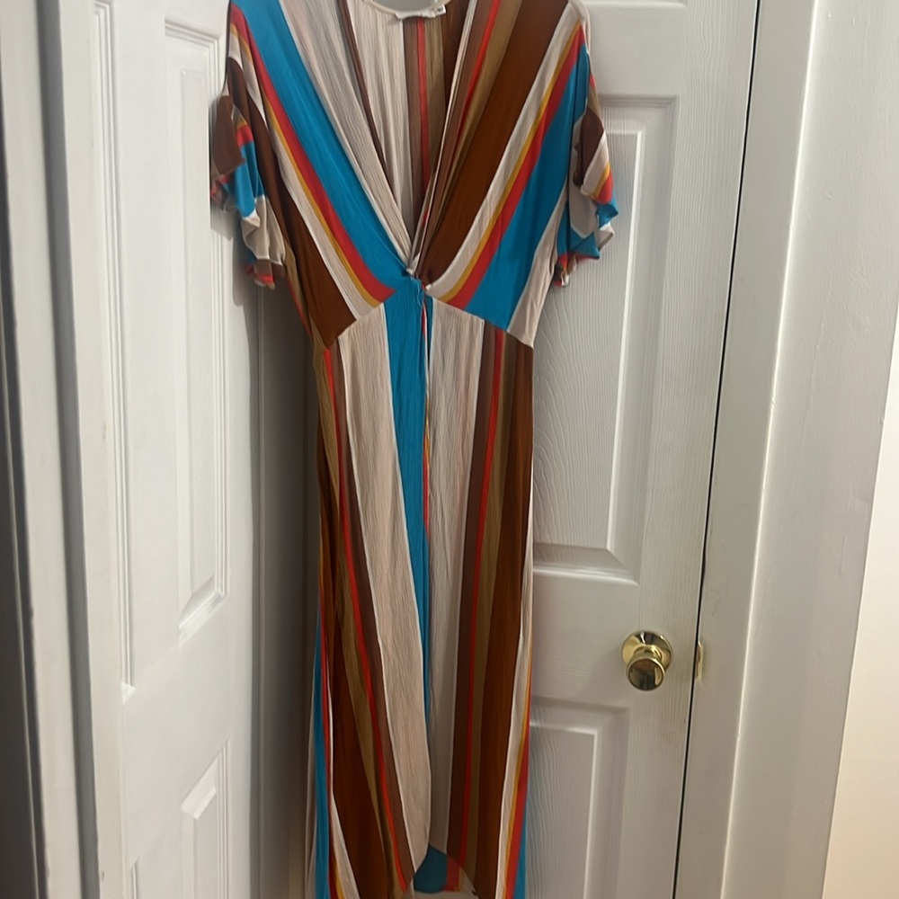 These Three Striped Maxi Dress